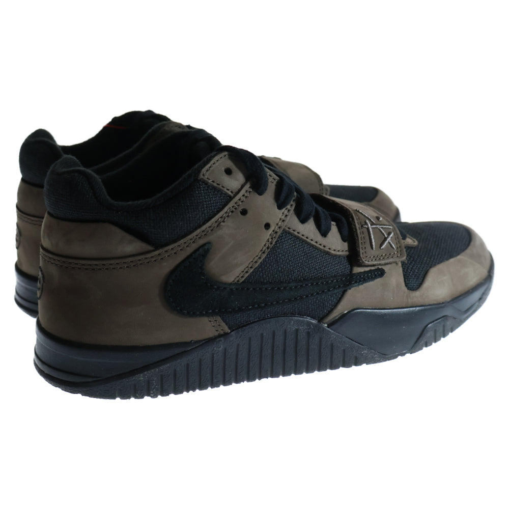 NIKE(ナイキ) ×トラヴィススコット Jordan Jumpman Jack FZ8117-204 ジョーダン ジャンプマン ジャック ローカットスニーカー US8/26cm ブラウン/ブラック