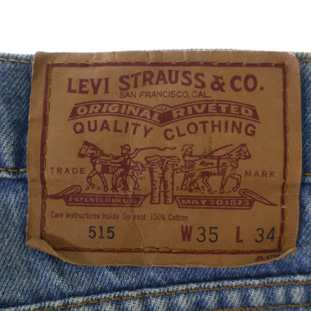Levi's(リーバイス) 90s 515 フィリピン製 ボタン裏359 デニムパンツ インディゴ