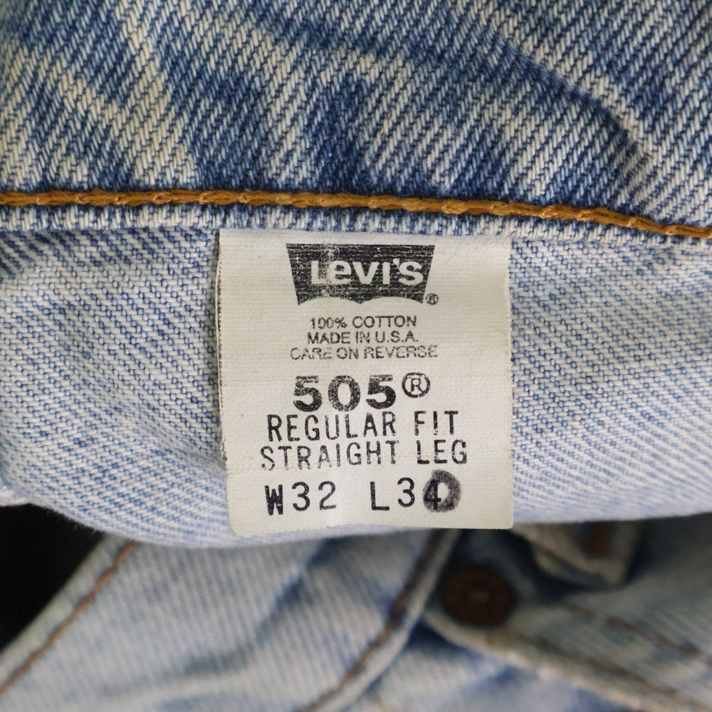 Levi's(リーバイス) 505 USA製 ボタン裏553 デニムパンツ インディゴ