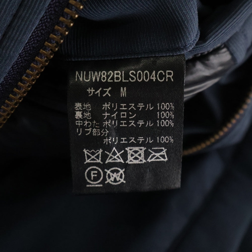 nano universe(ナノユニバース) ポリエステル ボンバージャケット ネイビー NUW82BLS004CR