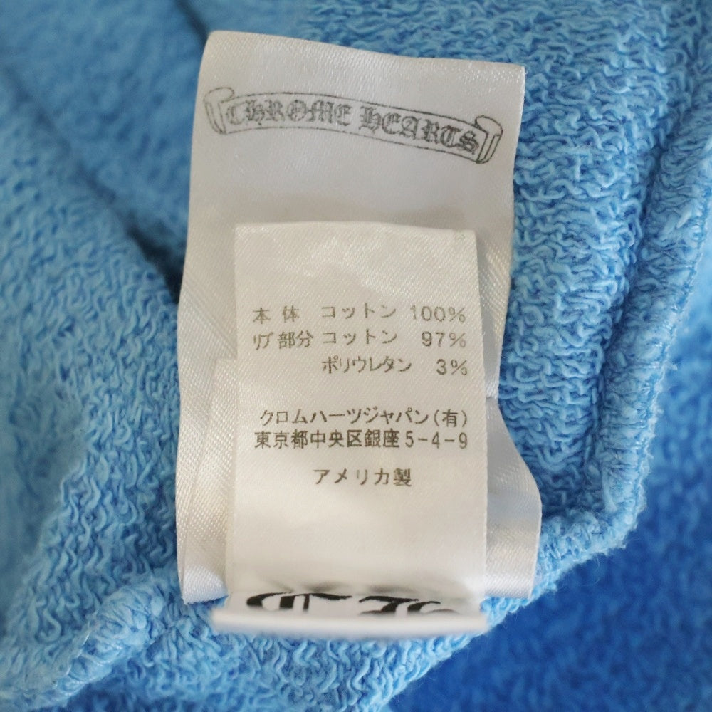 CHROME HEARTS(クロムハーツ) 24SS ×MATTY BOY BRAIN NEW PULLOVER HOODIE マッティボーイ ブレインニュー プリントフーディー プルオーバーパーカー ブルー