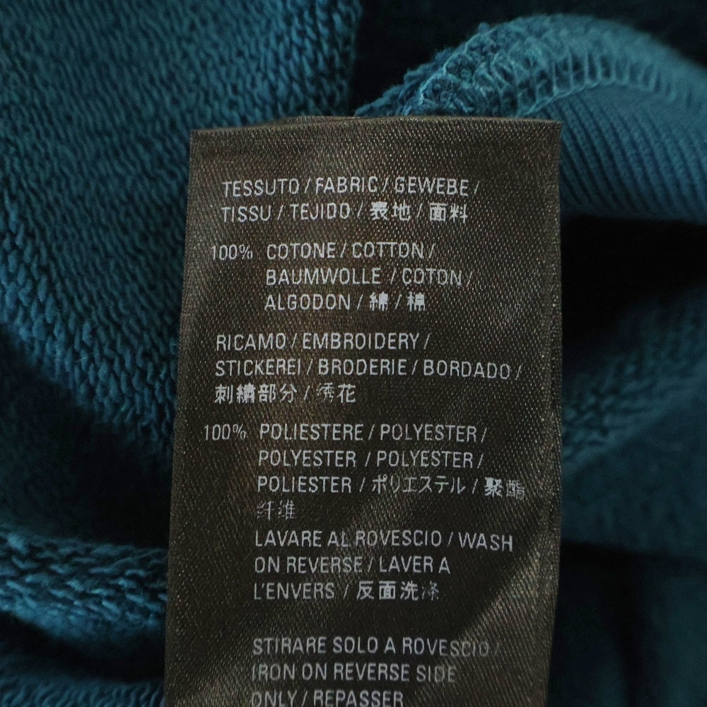BALENCIAGA(バレンシアガ) 21AW バックロゴ刺繍 スウェット プルオーバーパーカー ブルー 600583 TLVB8