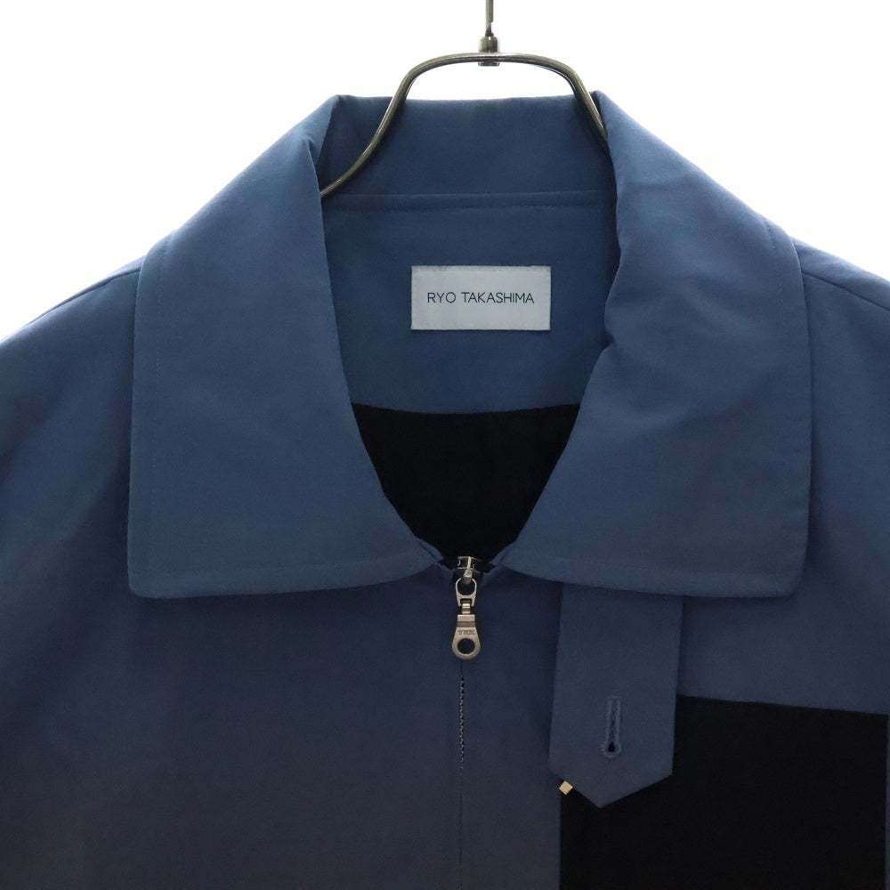 RYO TAKASHIMA(リョウ タカシマ) 19SS Short Length Jacket 2nd ショートレングスジャケット ブルー 101905002