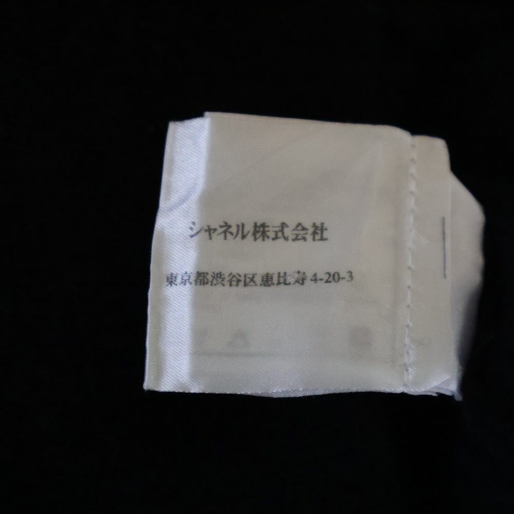 CHANEL(シャネル) 襟付き レイヤードカシミヤセーター レディース ブラック/ホワイト P21809W03187