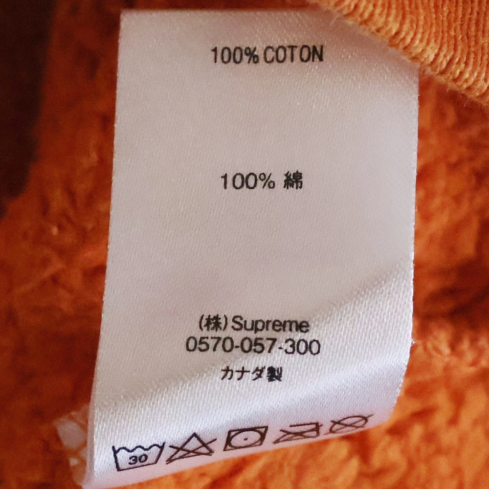 SUPREME(シュプリーム) 20AW ×Yohji Yamamoto ヨウジヤマモト フロントプリント クルーネック 長袖スウェット トレーナー オレンジ