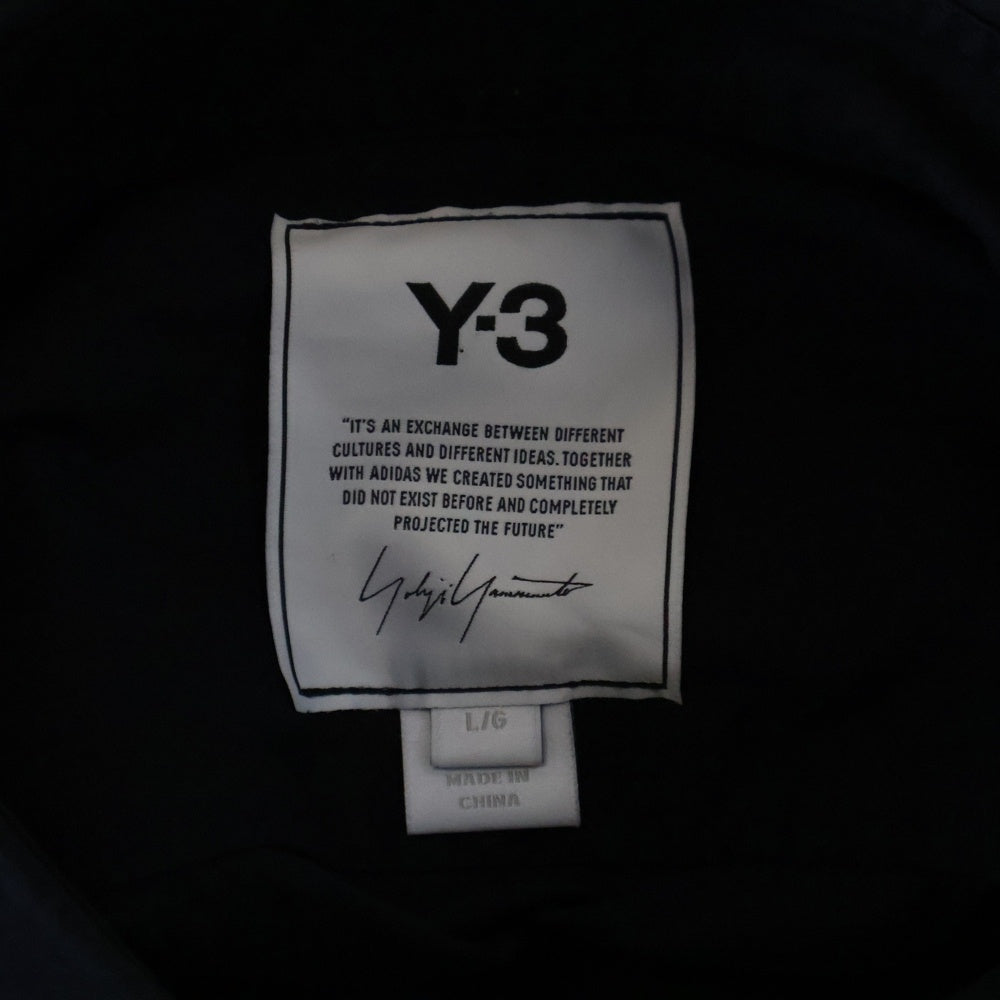 Y-3(ワイスリー) クラシック チェストロゴ ボタンダウンシャツ 長袖シャツ ブラック HB3405