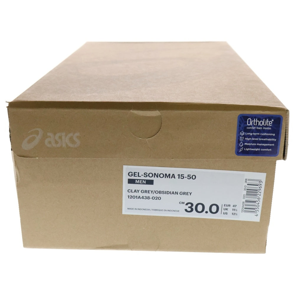 ASICS(アシックス) GEL-SONOMA 15-50 ゲルソノマ15-50 ローカットスニーカー グレー US12.5/30cm 1201A438-020
