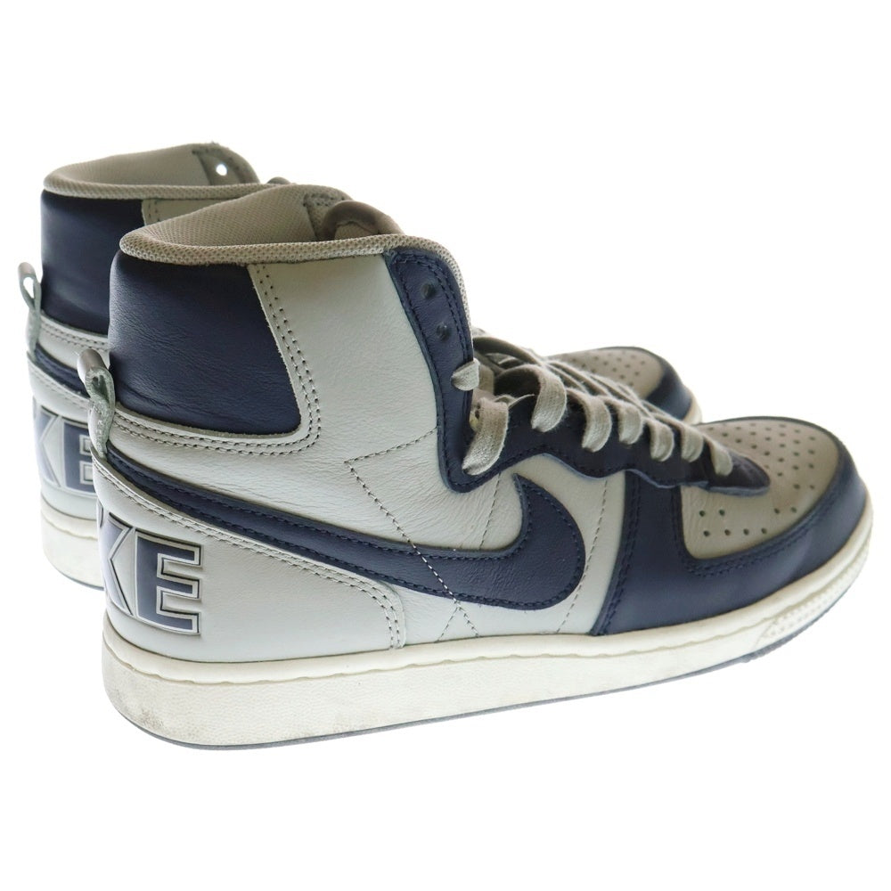 NIKE(ナイキ) TERMINATOR HIGH GEORGE TOWN ターミネーター ジョージタウン レディース ハイカットスニーカー グレー/ネイビー US6/24cm FB1832-001