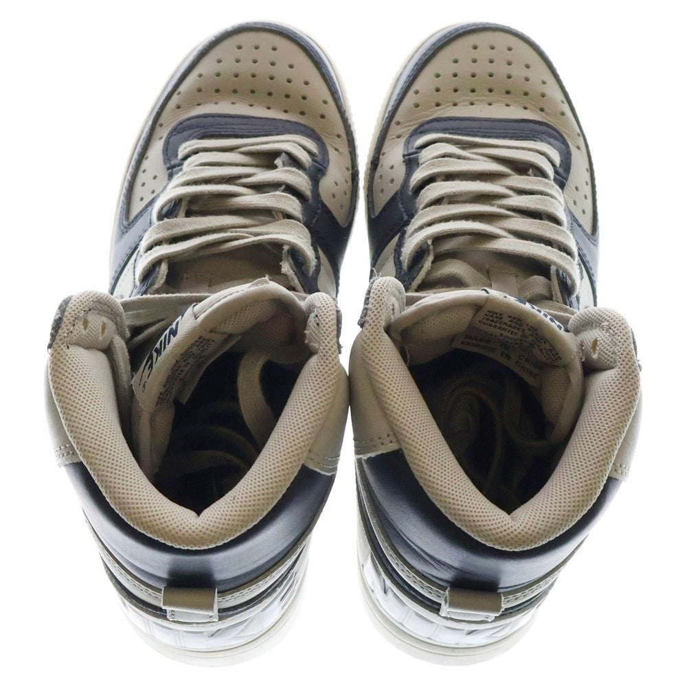 NIKE(ナイキ) TERMINATOR HIGH GEORGE TOWN ターミネーター ジョージタウン レディース ハイカットスニーカー グレー/ネイビー US6/24cm FB1832-001