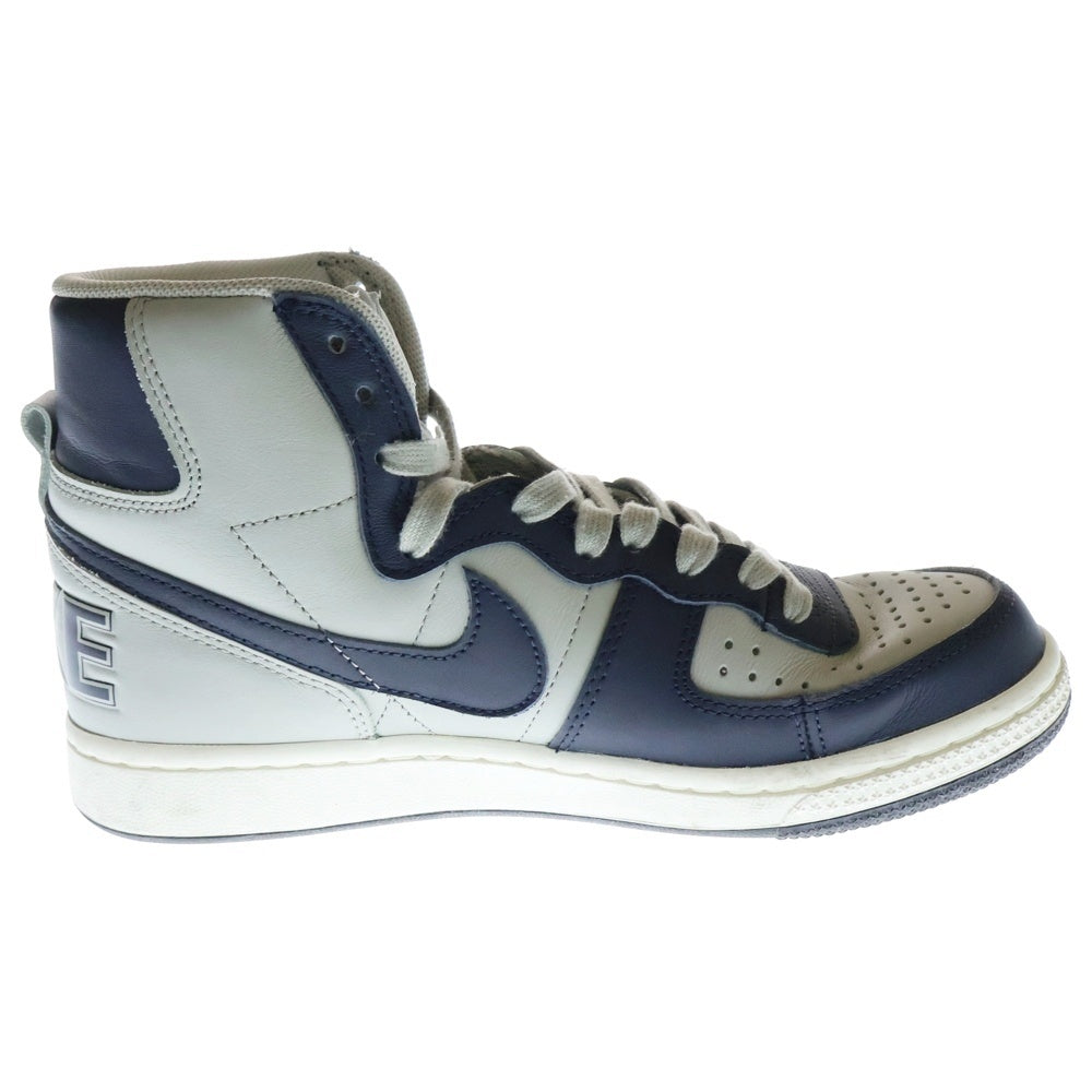 NIKE(ナイキ) TERMINATOR HIGH GEORGE TOWN ターミネーター ジョージタウン レディース ハイカットスニーカー グレー/ネイビー US6/24cm FB1832-001