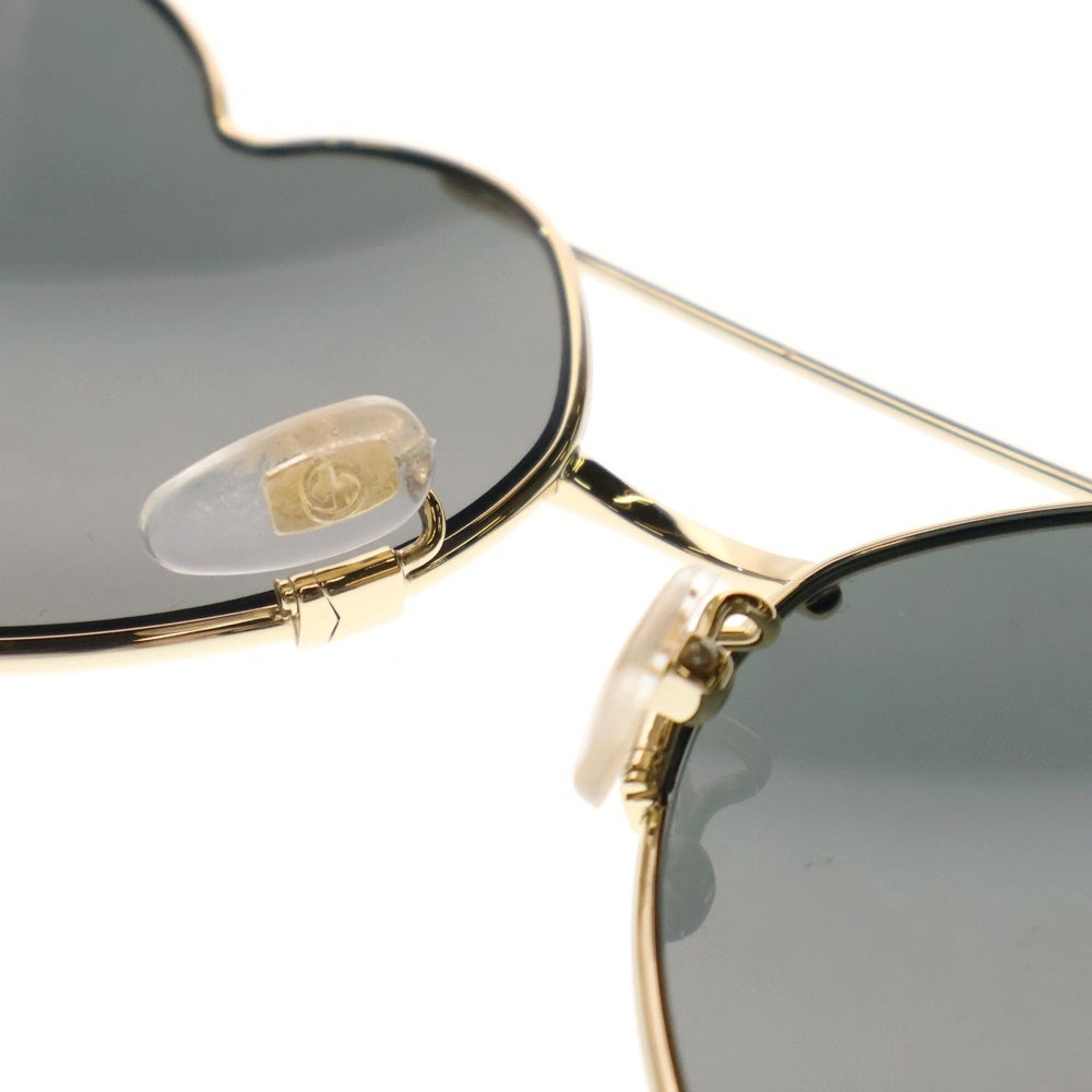 GUCCI(グッチ) ハート型 メタルフレーム ダブルブリッジ クリングスタイプ サングランス レディース GG1283S