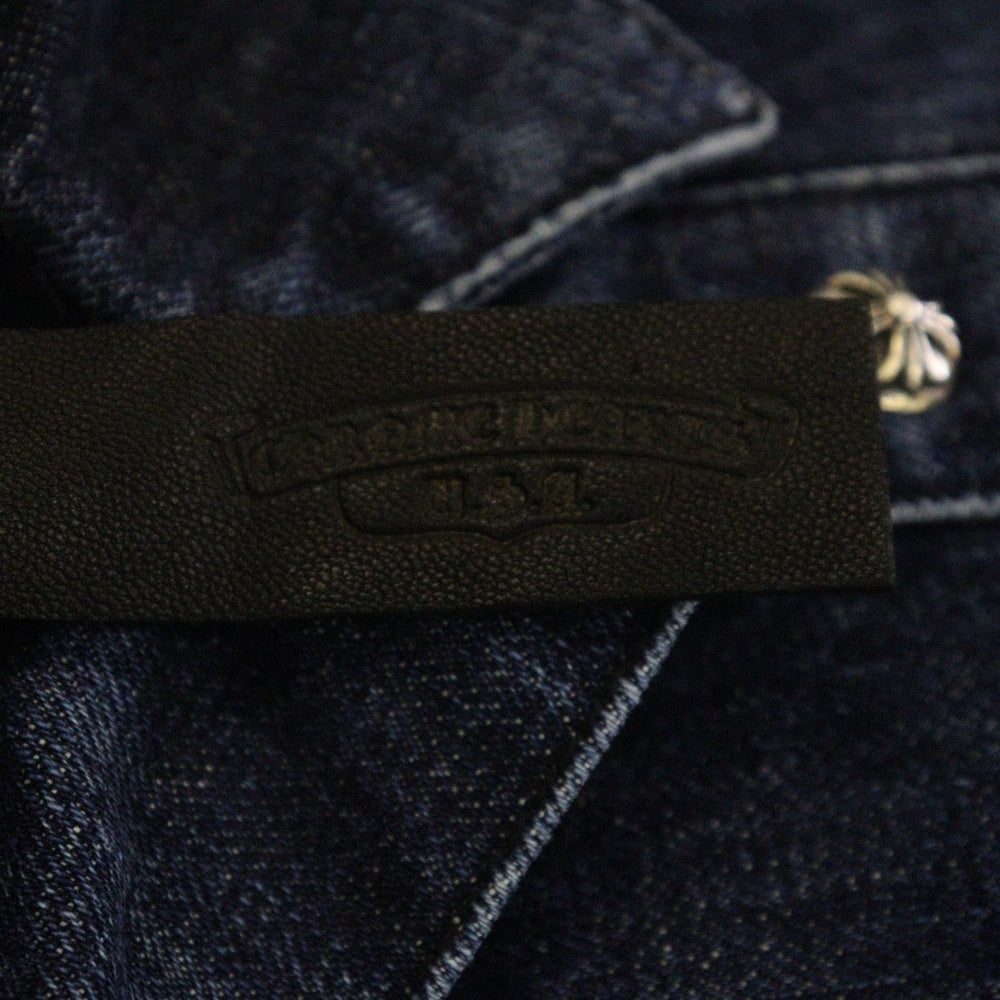 CHROME HEARTS(クロムハーツ) LOOSEEND DNM VJ DNM PTCH ルーズエンド クロスパッチ デニム 長袖シャツ インディゴ