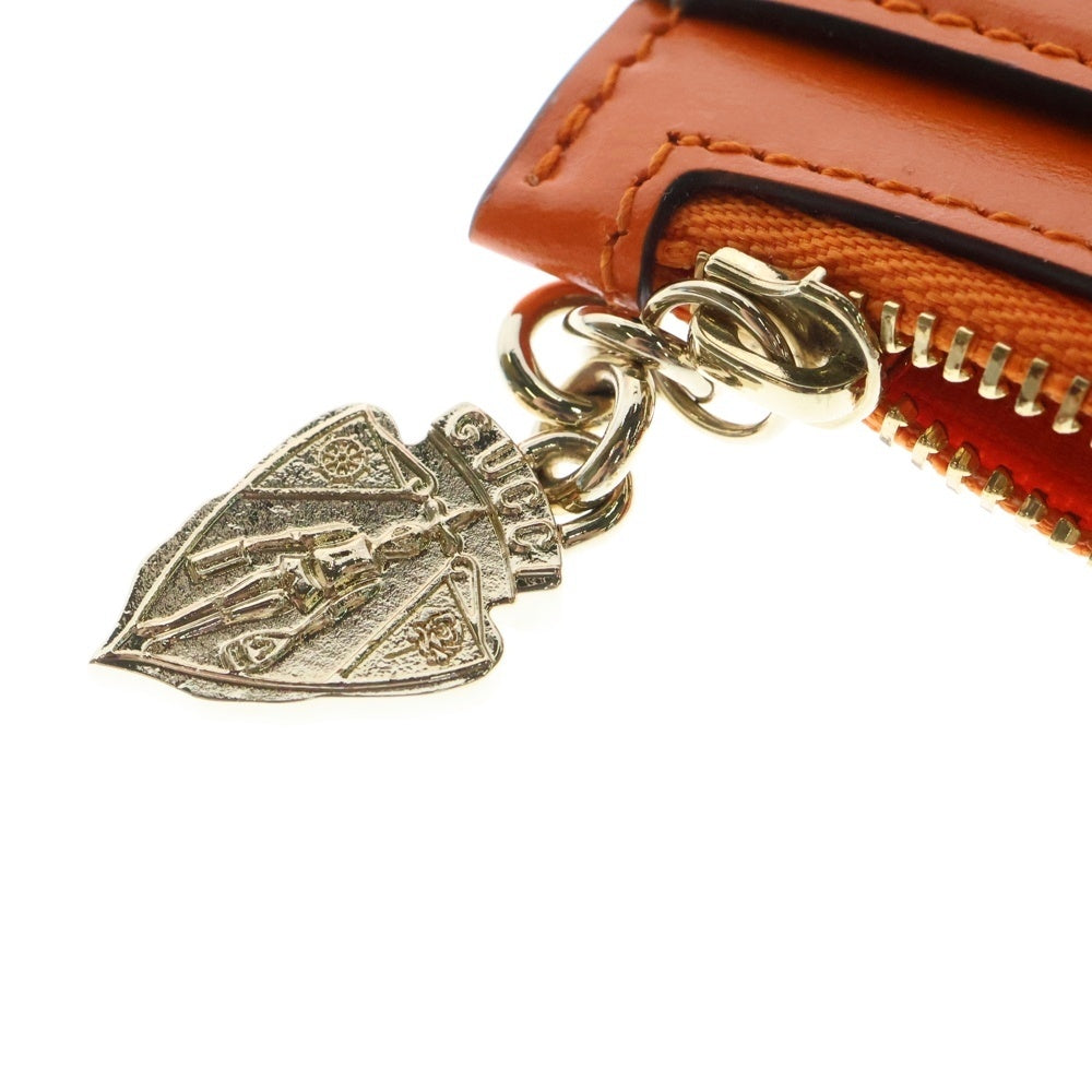 GUCCI(グッチ) GGキャンバス レザー切り替え カードケース コインケース オレンジ 790033/203887