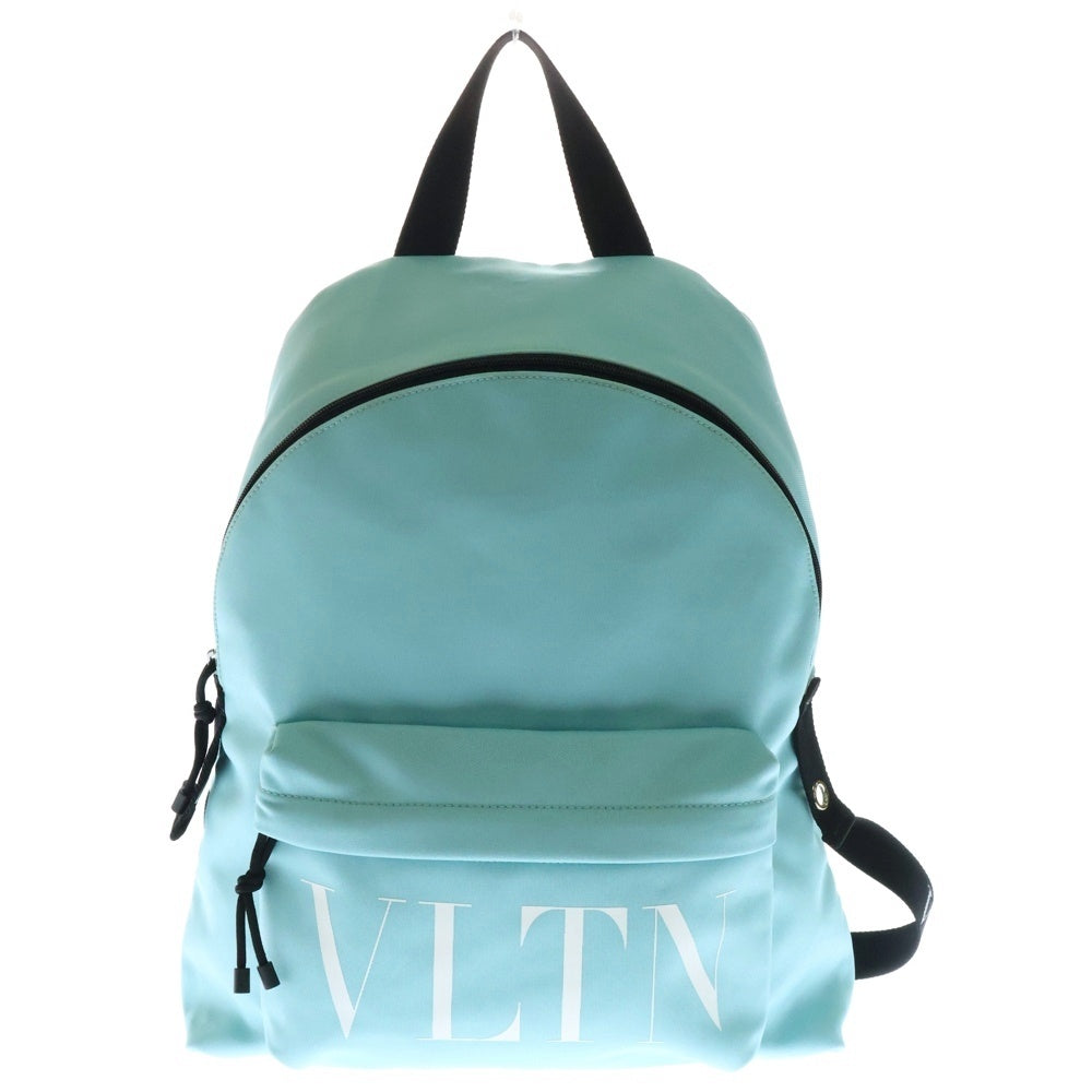 VALENTINO(ヴァレンティノ) VLTNロゴプリント ナイロン バックパック ブルー WY2B0993YHS