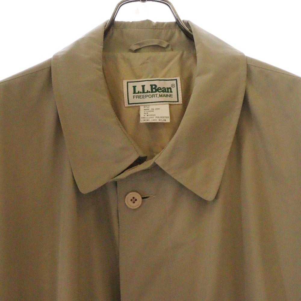 L.L.Bean(エルエルビーン) 80s USA製 ステンカラーコート ベージュ