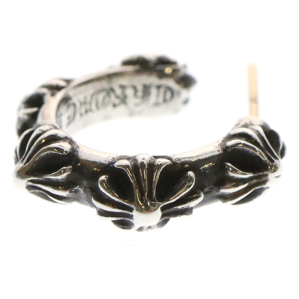 CHROME HEARTS(クロムハーツ) HOOP CROSS クロスバンド フープピアス シルバー BCA100 ※キャッチ社外品