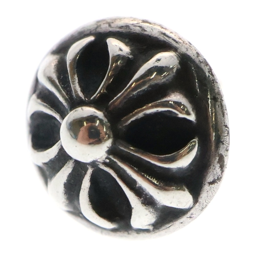 CHROME HEARTS(クロムハーツ) STUD CRSBLL クロスボールスタッドピアス シルバー BCA110 ※キャッチ社外品