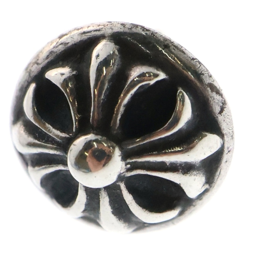 CHROME HEARTS(クロムハーツ) STUD CRSBLL クロスボールスタッドピアス シルバー BCA110 ※キャッチ社外品