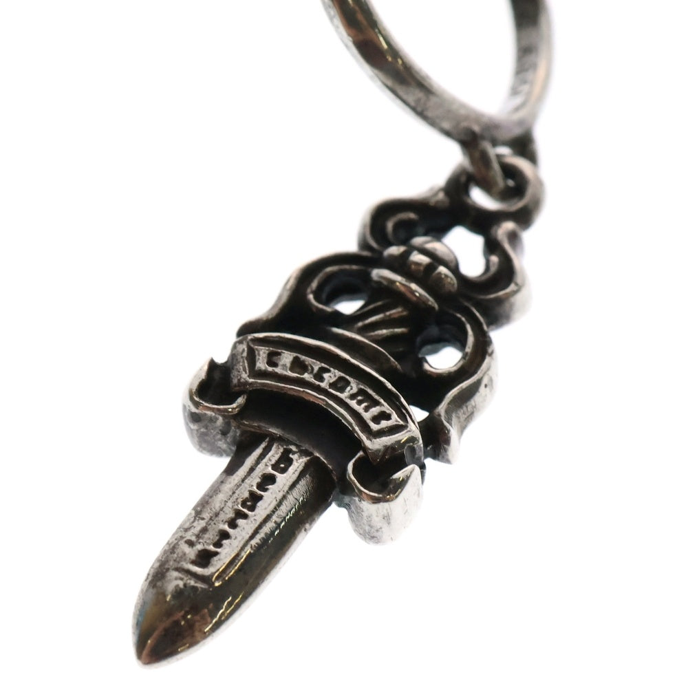 CHROME HEARTS(クロムハーツ) No5 DAGGER #5 ダガーフープ ピアス シルバー BCA106 ※キャッチ社外品
