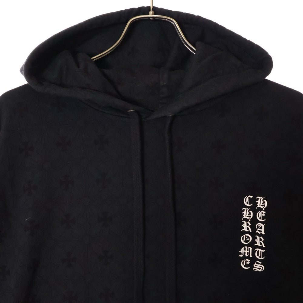 CHROME HEARTS(クロムハーツ) SWTSHRT PLVR CHプラス総柄プルオーバーパーカーブラック