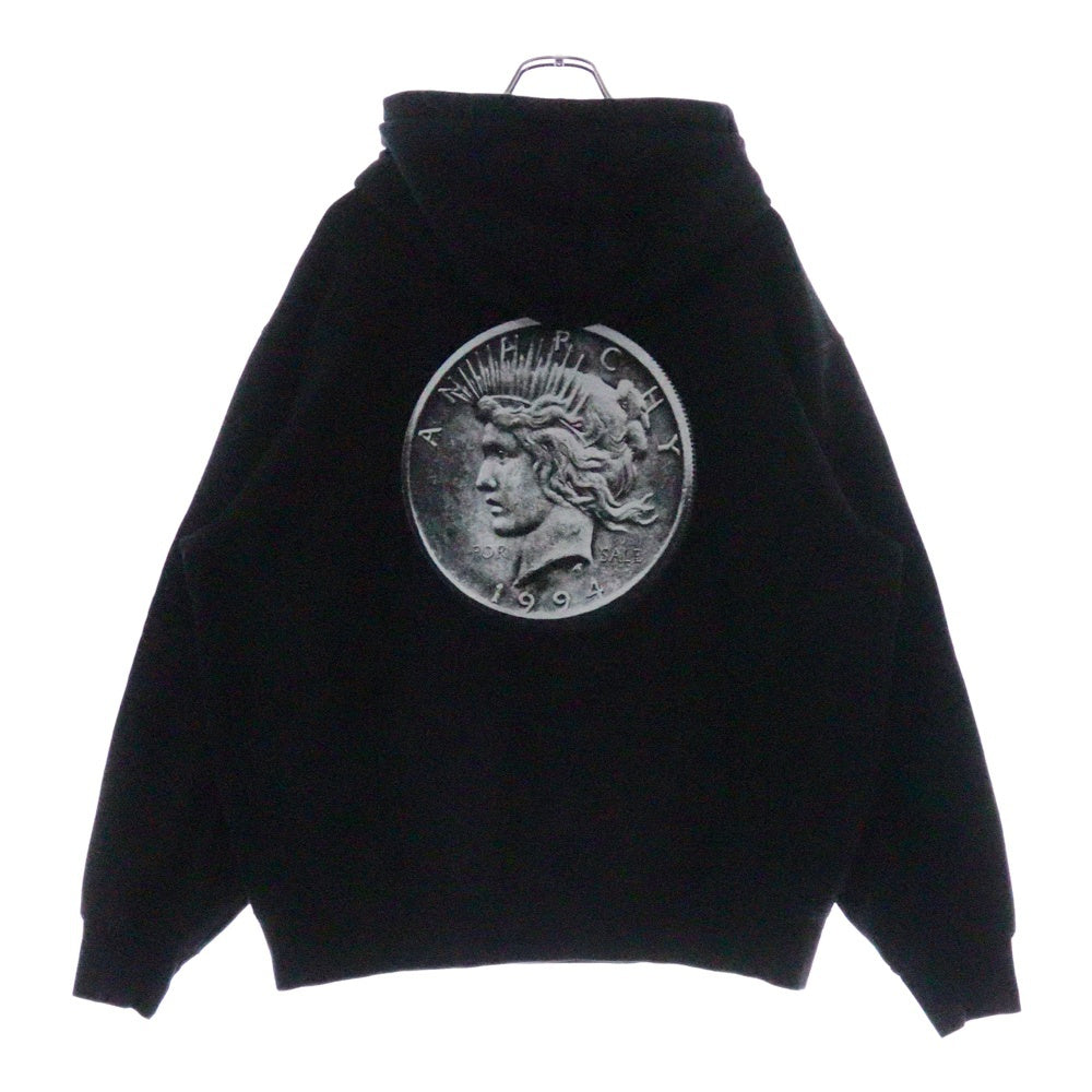 SUPREME(シュプリーム) 24AW Anarchy Hooded Sweatshirt アナーキーロゴ スウェットプルオーバーパーカー ブラック