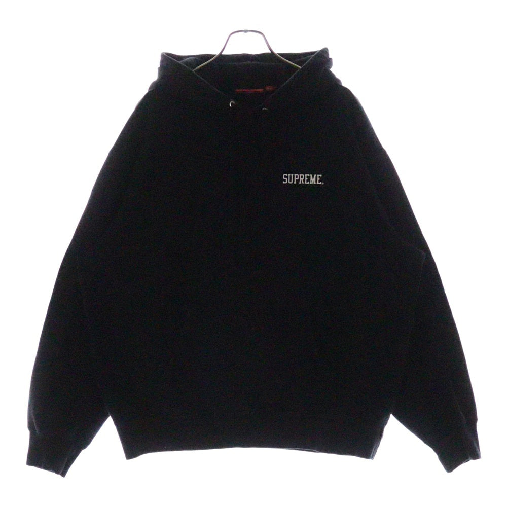 SUPREME(シュプリーム) 24AW Anarchy Hooded Sweatshirt アナーキーロゴ スウェットプルオーバーパーカー ブラック