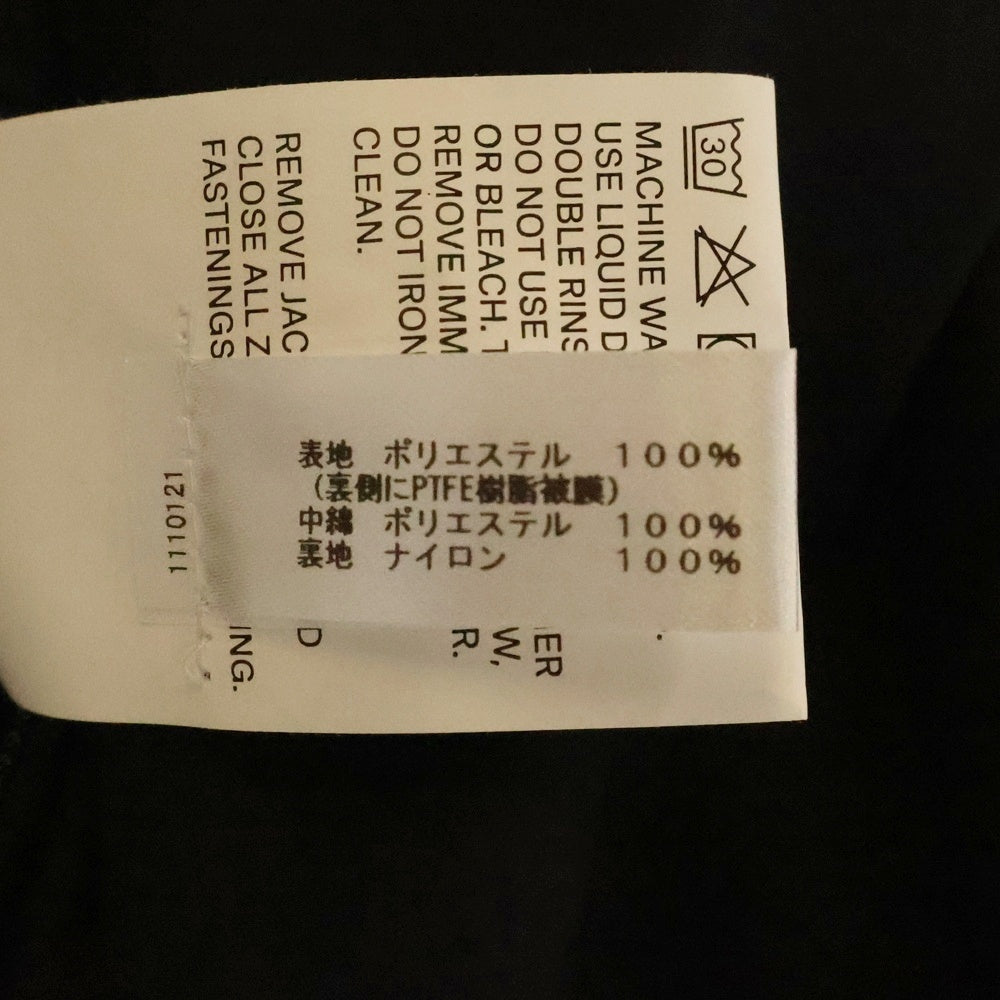 ACRONYM(アクロニウム) V91-WS GORE-TEX INFINIUM WINDSTOPPER 中綿入りジップベスト ブラック