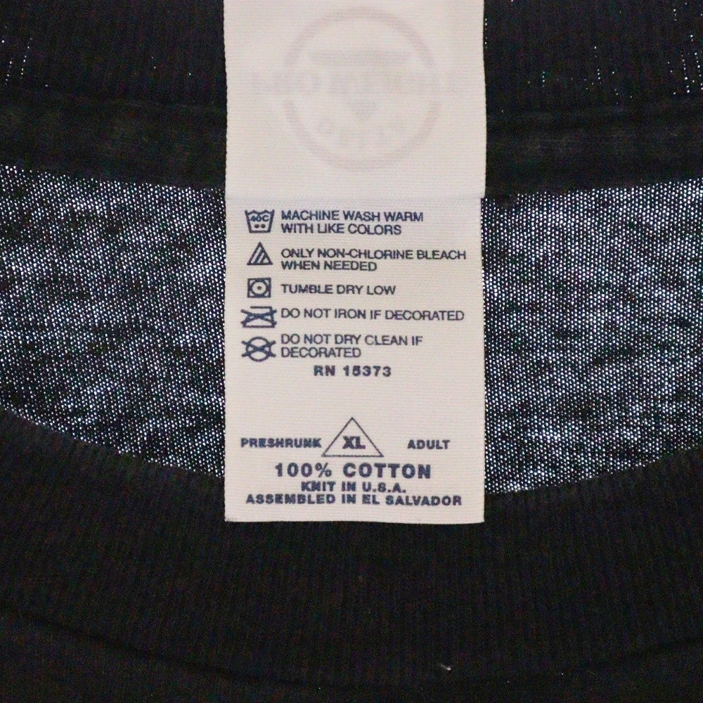 VINTAGE(ヴィンテージ) 90s HAND SIGN ハンドサイン フロントプリント クルーネック 半袖Tシャツ ブラック