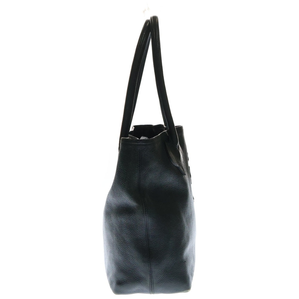 CHROME HEARTS(クロムハーツ) FS TOTE FSトート クロスパッチ付きレザートートバッグ ブラック