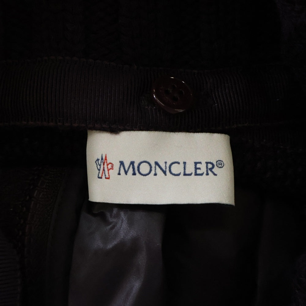 MONCLER(モンクレール) 17AW MAGLION TRICOT CARDIGAN ニット切り替え ダウンジャケット レディース ボルドー C20939480200