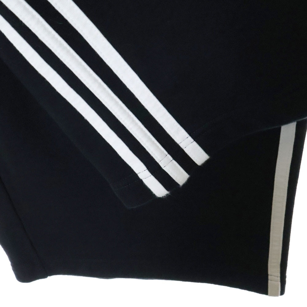 BALENCIAGA(バレンシアガ) 23SS ×adidas Originals スリーストライプ スウェット地 バギートラックパンツ ブラック 723817 TNVN2
