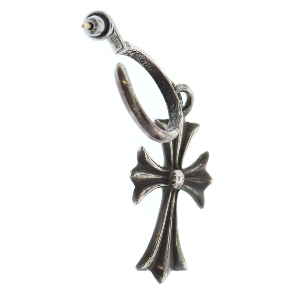 CHROME HEARTS(クロムハーツ) TINY CH CROSS タイニーCHクロス フープピアス シルバー BCA115