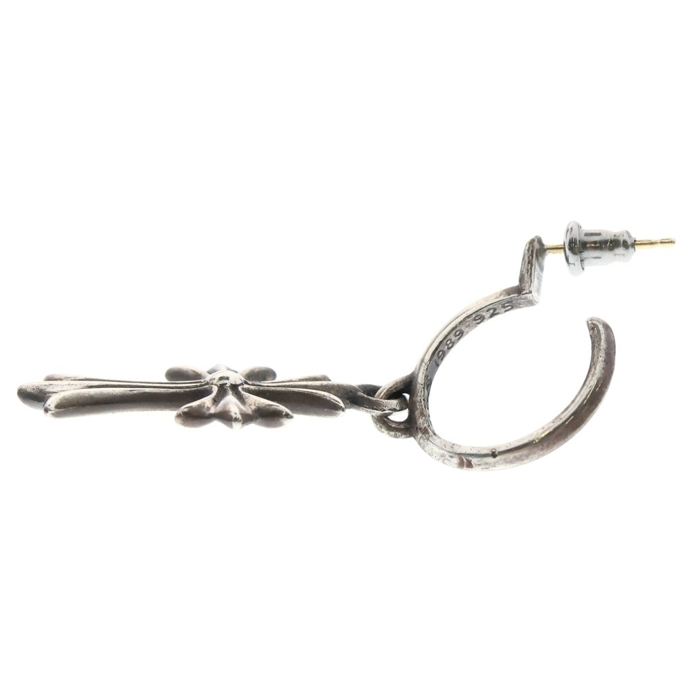 CHROME HEARTS(クロムハーツ) TINY CH CROSS タイニーCHクロス フープピアス シルバー BCA115