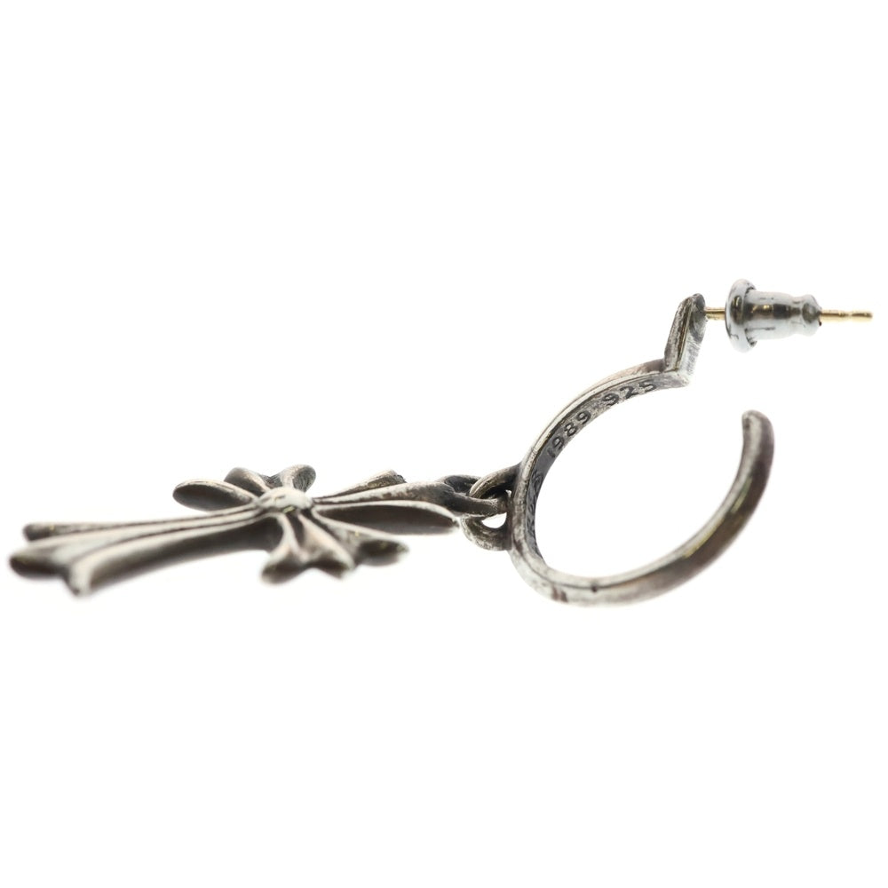 CHROME HEARTS(クロムハーツ) TINY CH CROSS タイニーCHクロス フープピアス シルバー BCA115