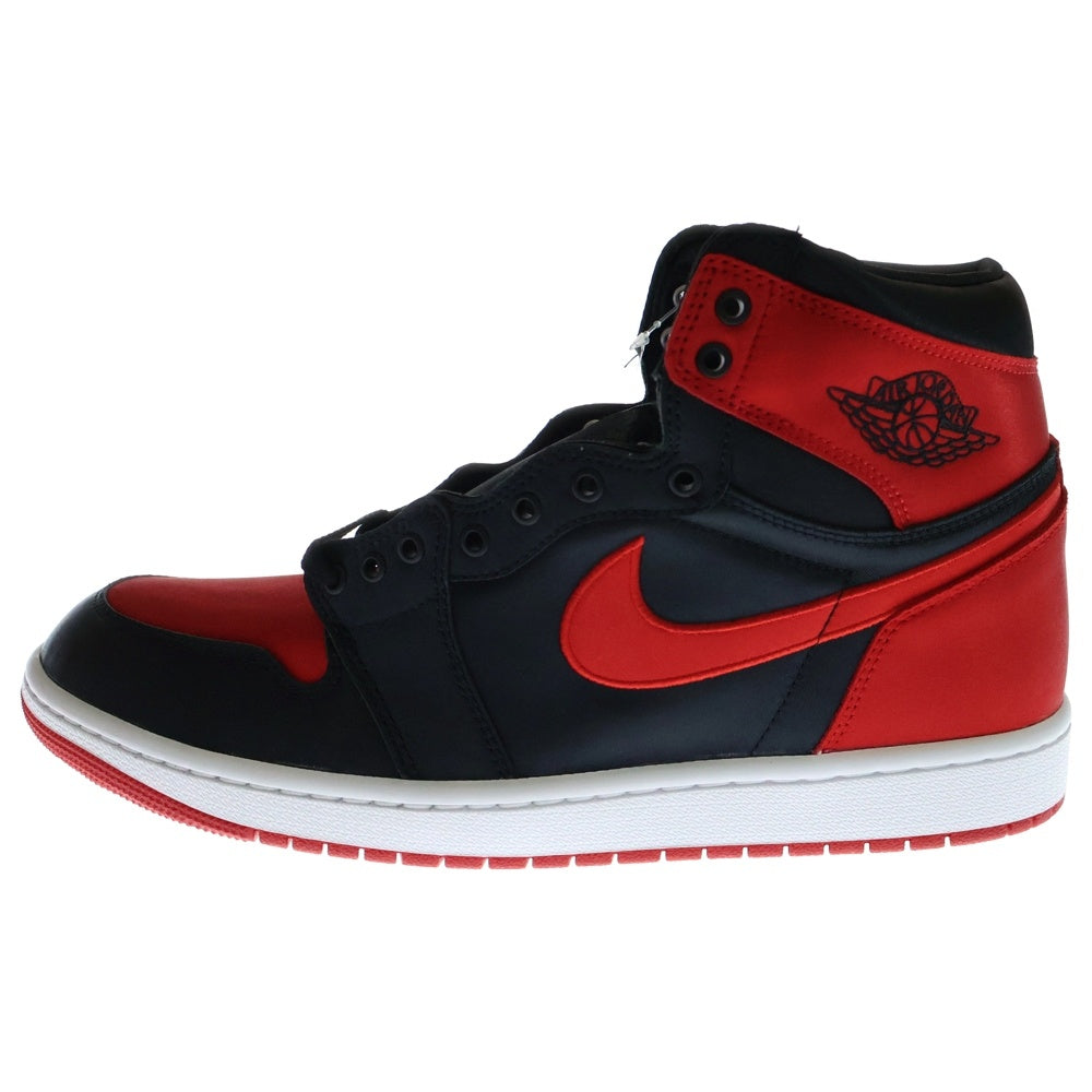 NIKE(ナイキ) WMNS AIR JORDAN 1 RETRO HI OG SATIN BRED ウィメンズ エアジョーダン1 レトロ サテンブレッド ハイカットスニーカー US11.5/28.5cm FD4810-061