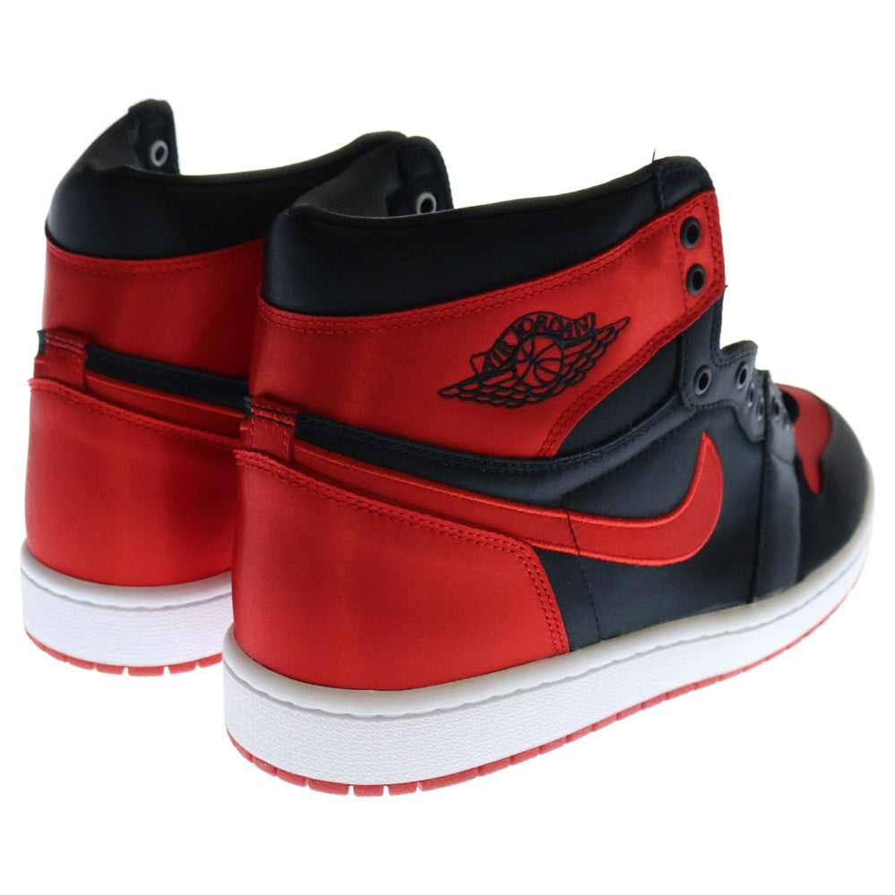 NIKE(ナイキ) WMNS AIR JORDAN 1 RETRO HI OG SATIN BRED ウィメンズ エアジョーダン1 レトロ サテンブレッド ハイカットスニーカー US11.5/28.5cm FD4810-061