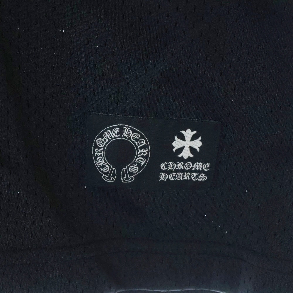 CHROME HEARTS(クロムハーツ) MESH WARM UP JERSEY TEE CHプリントメッシュジャージー半袖Tシャツ ブラック