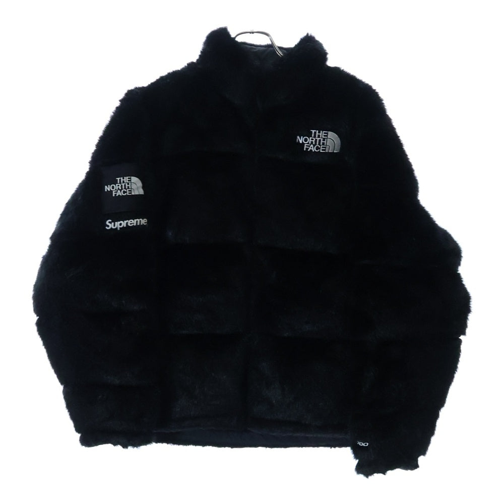 SUPREME(シュプリーム) 20AW×THE NORTH FACE Faux Fur Nuptse Jacket ノースフェイス ファー ヌプシ ダウンジャケット ブラック NF0A55VT