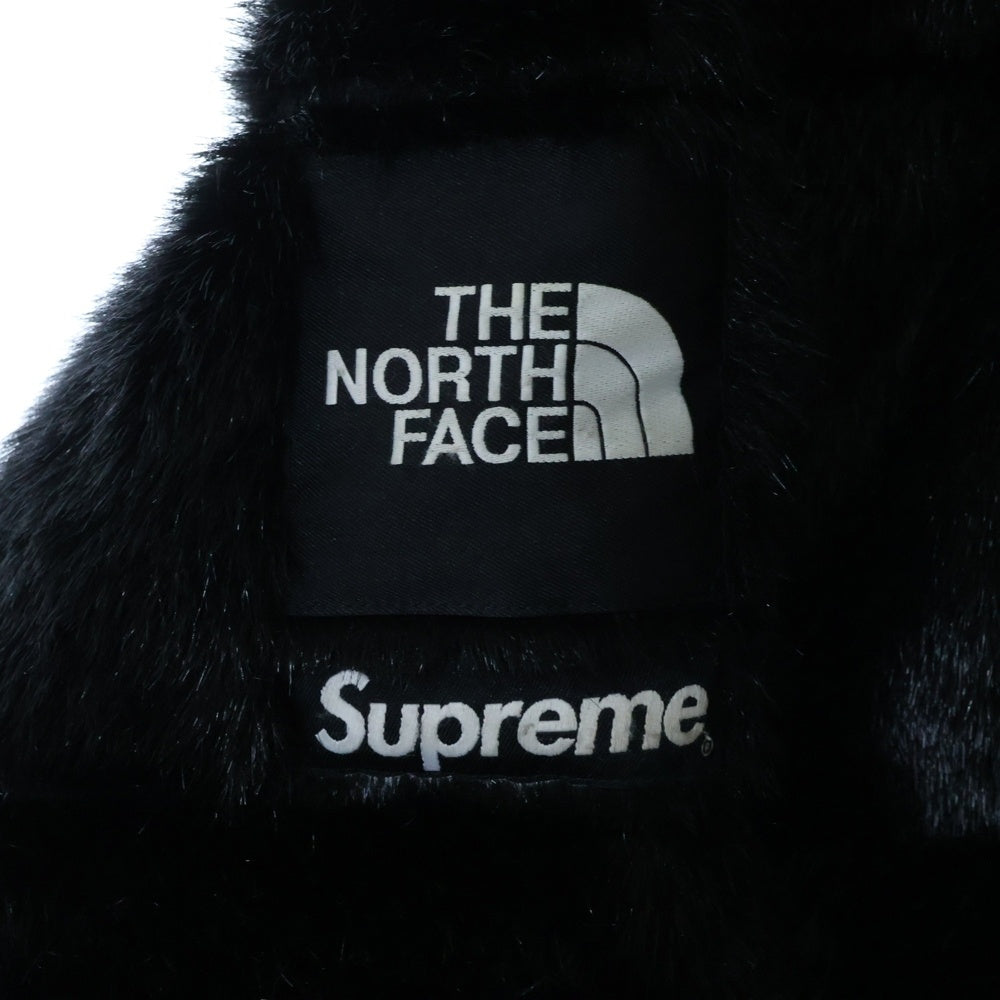SUPREME(シュプリーム) 20AW×THE NORTH FACE Faux Fur Nuptse Jacket ノースフェイス ファー ヌプシ ダウンジャケット ブラック NF0A55VT