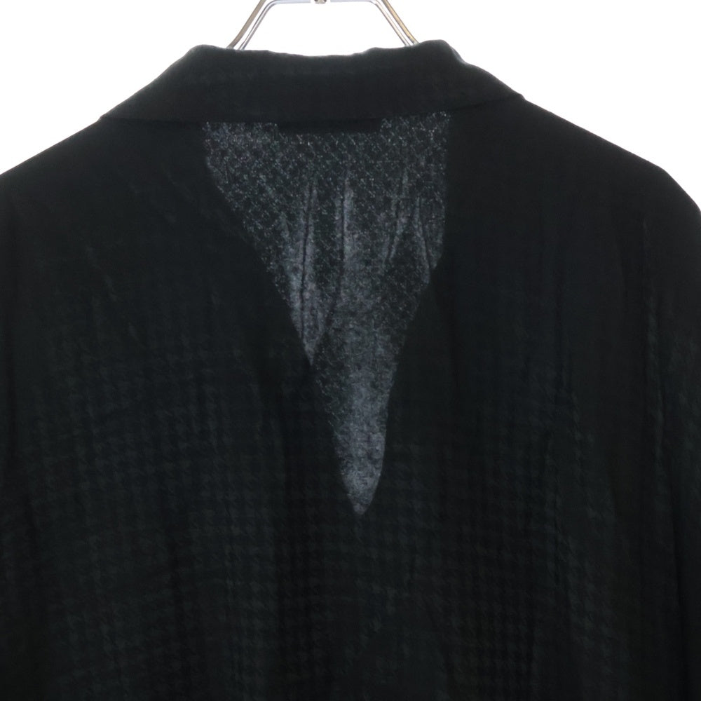 BALENCIAGA(バレンシアガ) 総柄 シルクリボン ブラウス 長袖シャツ レディース ブラック 595072 TI028