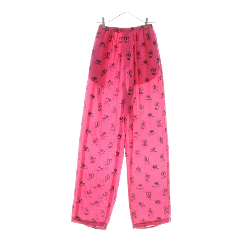 BALENCIAGA(バレンシアガ) WFP Trousers 594891 TIL21 WFPプリント トラウザーパンツ 総柄 ピンク