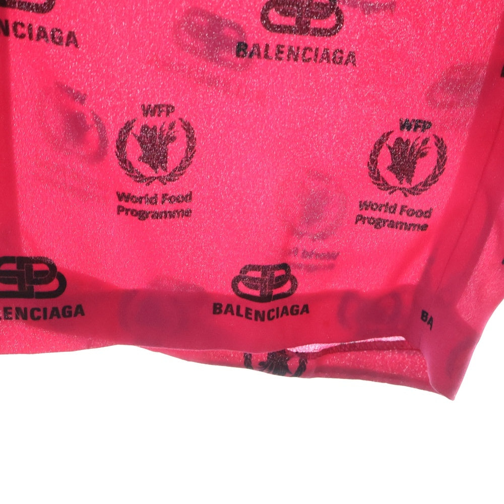 BALENCIAGA(バレンシアガ) WFP Trousers 594891 TIL21 WFPプリント トラウザーパンツ 総柄 ピンク