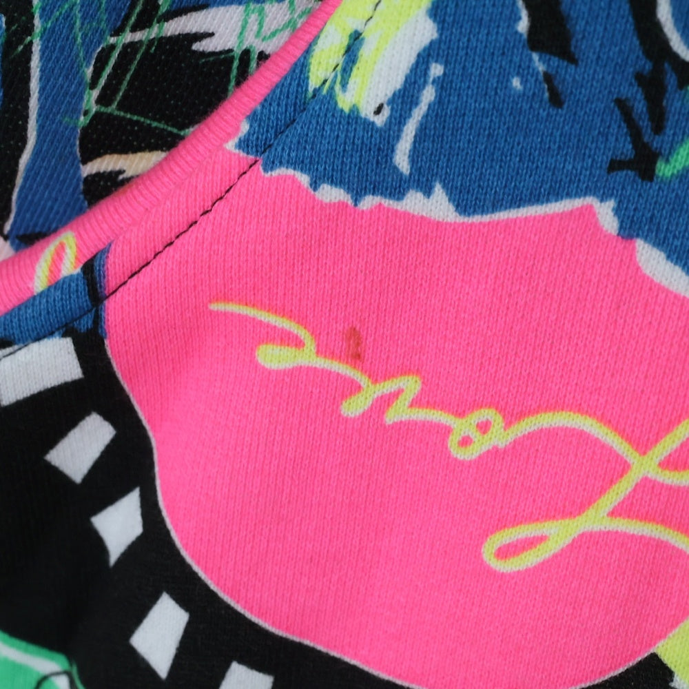 BALENCIAGA(バレンシアガ) 21AW パリ シティ オーバーサイズ フーディー 総柄 プルオーバーパーカー マルチ FT71 594606 THV65 1045