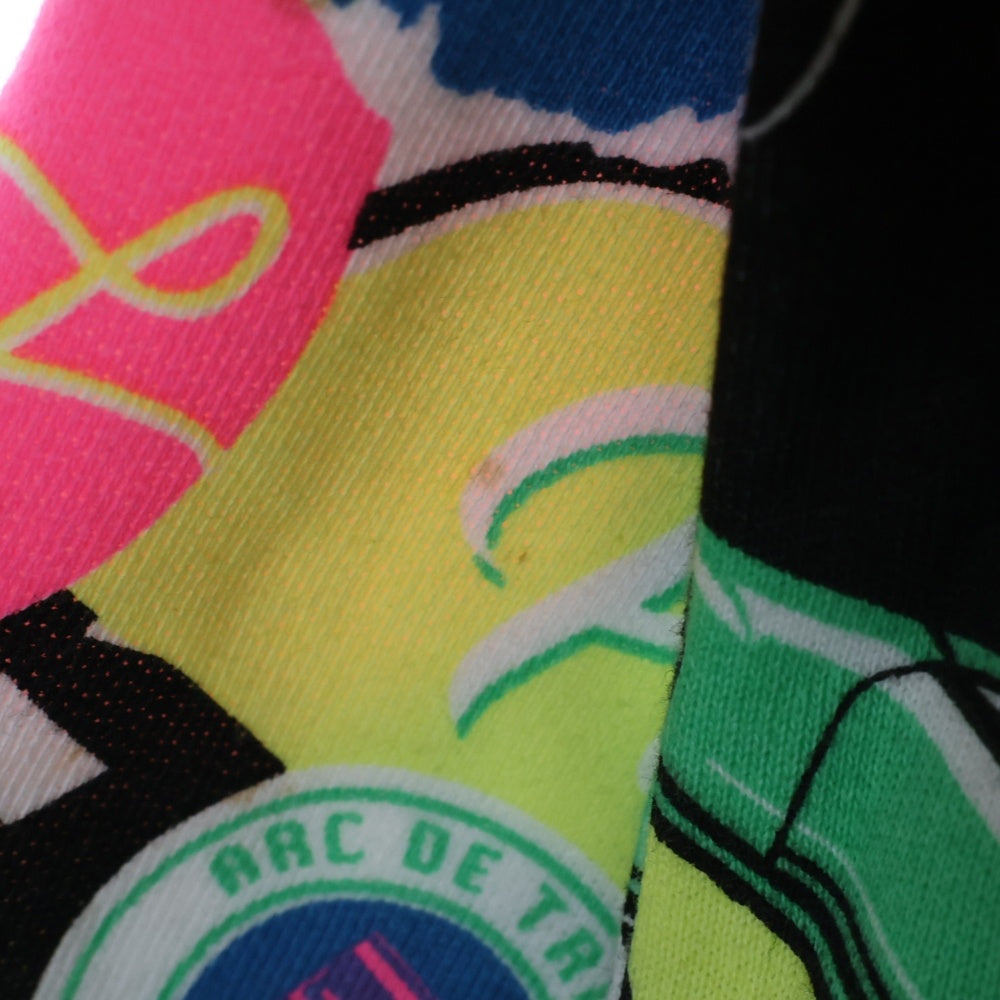 BALENCIAGA(バレンシアガ) 21AW パリ シティ オーバーサイズ フーディー 総柄 プルオーバーパーカー マルチ FT71 594606 THV65 1045