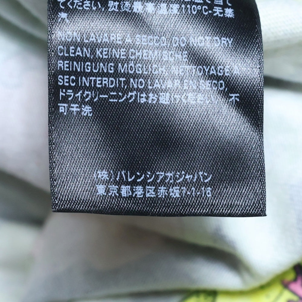 BALENCIAGA(バレンシアガ) フラワー総柄 レディース クルーネック 半袖Tシャツ マルチカラー 578133 THV71