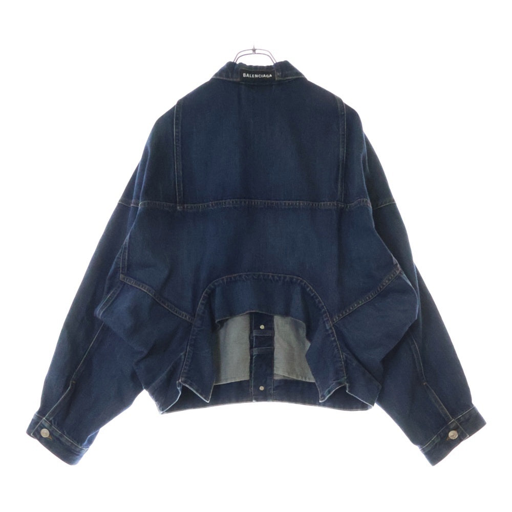 BALENCIAGA(バレンシアガ) アップサイドダウン デニムジャケット 34 625989 TDW14
