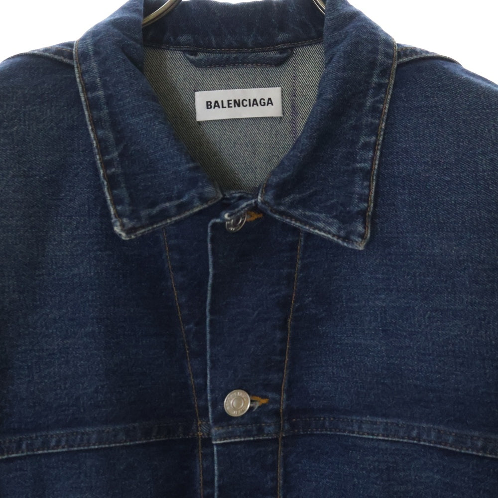 BALENCIAGA(バレンシアガ) アップサイドダウン デニムジャケット 34 625989 TDW14