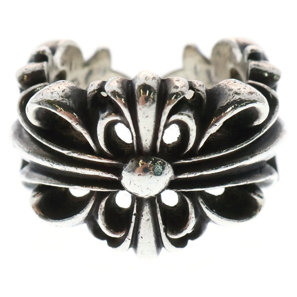 CHROME HEARTS(クロムハーツ) DBL FLRL CRS ダブルフローラルクロス リング シルバー BCA390
