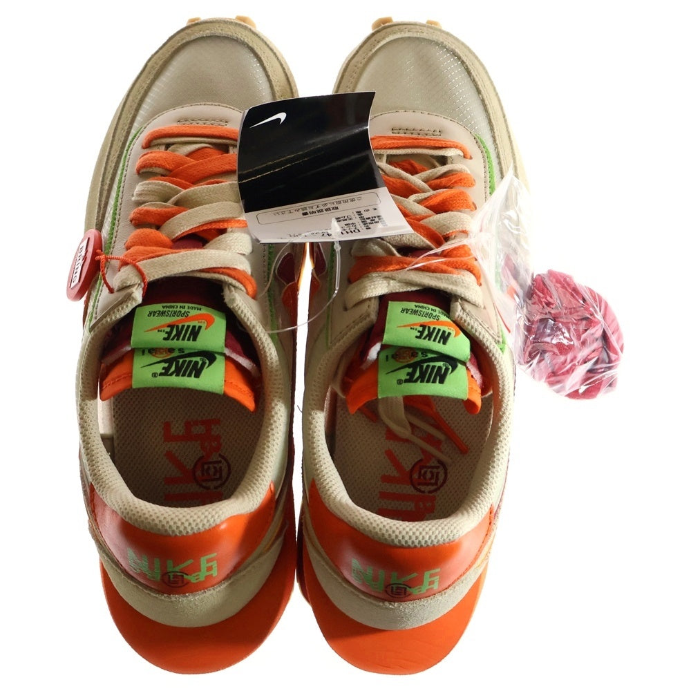 NIKE(ナイキ) ×sacai ×CLOT LD WAFFLE ORANGE BLAZE クロット サカイ LD ワッフル オレンジ ブレイズ ローカットスニーカー ベージュ/オレンジ US8/26.0cm DH1347-100