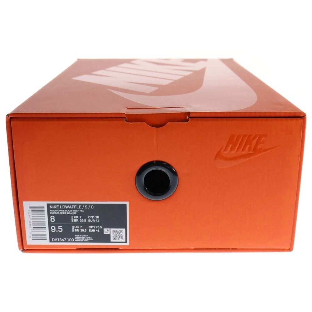 NIKE(ナイキ) ×sacai ×CLOT LD WAFFLE ORANGE BLAZE クロット サカイ LD ワッフル オレンジ ブレイズ ローカットスニーカー ベージュ/オレンジ US8/26.0cm DH1347-100